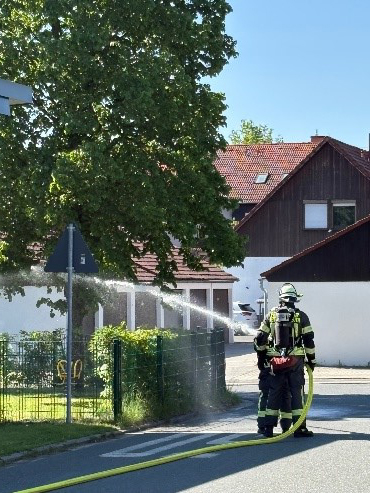 Feuerwehrwoche mit Räumungsübung